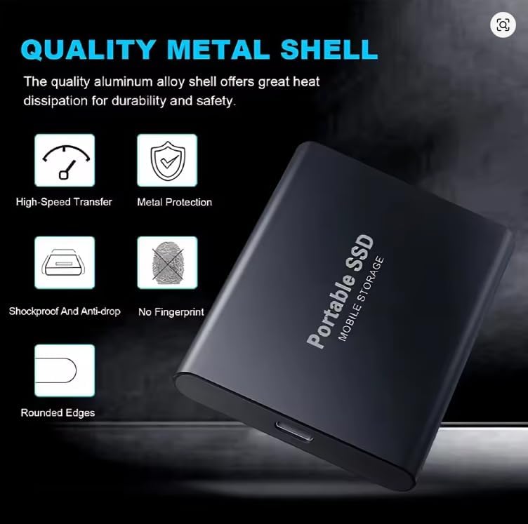 High-Speed Portable SSD External Hard Drive