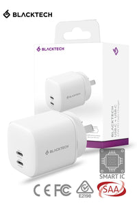 BLACKTECH Fast Charging Charger Power Adapter - SAA APPROVED Product