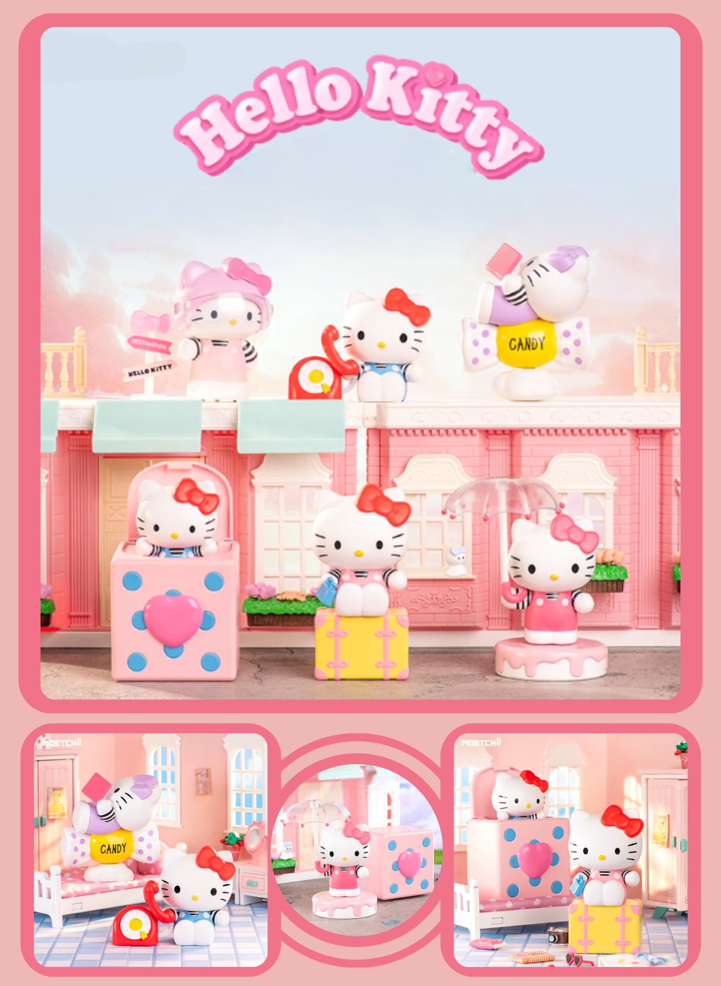 Hello Kitty Adorable Signal Series - Playful Joy