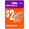 Bulk of 10 Amaysim $2 Multi Fit SIM