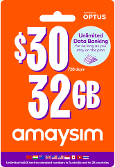 Telstra Optus Vodafone Telechoice Lebara Lyca Amaysim 7/30/180/365 Days Prepaid Sim