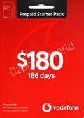 Vodafone $180 6 Months Long Expiry 5G Prepaid Plus Starter Pack