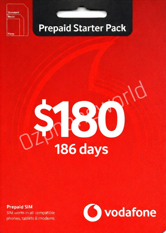 Telstra Optus Vodafone Telechoice Lebara Lyca Amaysim 7/30/180/365 Days Prepaid Sim