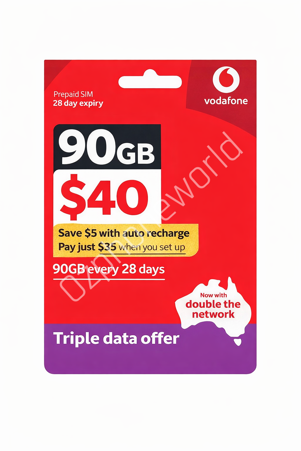 Telstra Optus Vodafone Telechoice Lebara Lyca Amaysim 7/30/180/365 Days Prepaid Sim