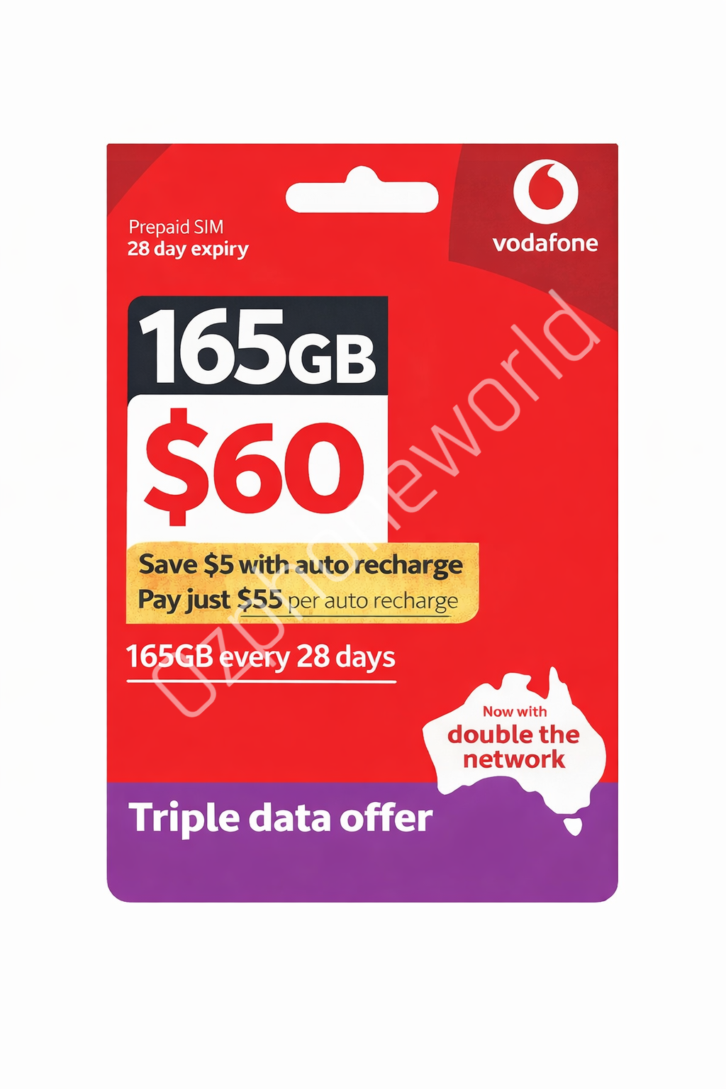 Telstra Optus Vodafone Telechoice Lebara Lyca Amaysim 7/30/180/365 Days Prepaid Sim