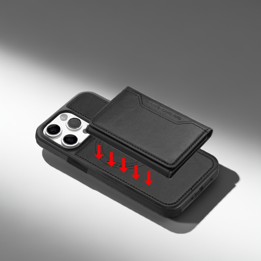 iPhone Detachable Magsafe Multi Card Wallet Case
