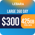 Lebara $300 Long Life 360 Days Starter Pack (eSIM Only) / Recharge Voucher