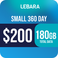 Lebara $200 Long Life 365 Days Starter Pack (eSIM Only) / Recharge Voucher