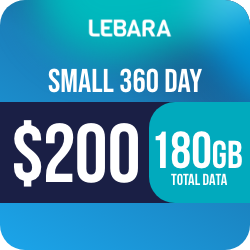 Lebara $200 Long Life 365 Days Starter Pack (eSIM Only) / Recharge Voucher