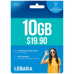 Load image into Gallery viewer, Telstra Optus Vodafone Telechoice Lebara Lyca Amaysim 7/30/180/365 Days Prepaid Sim
