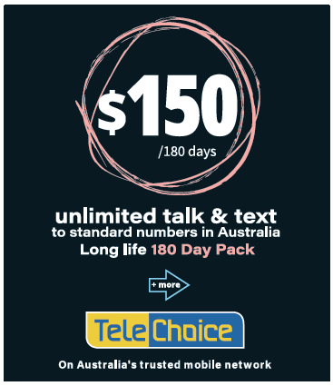 Telstra Optus Vodafone Telechoice Lebara Lyca Amaysim 7/30/180/365 Days Prepaid Sim