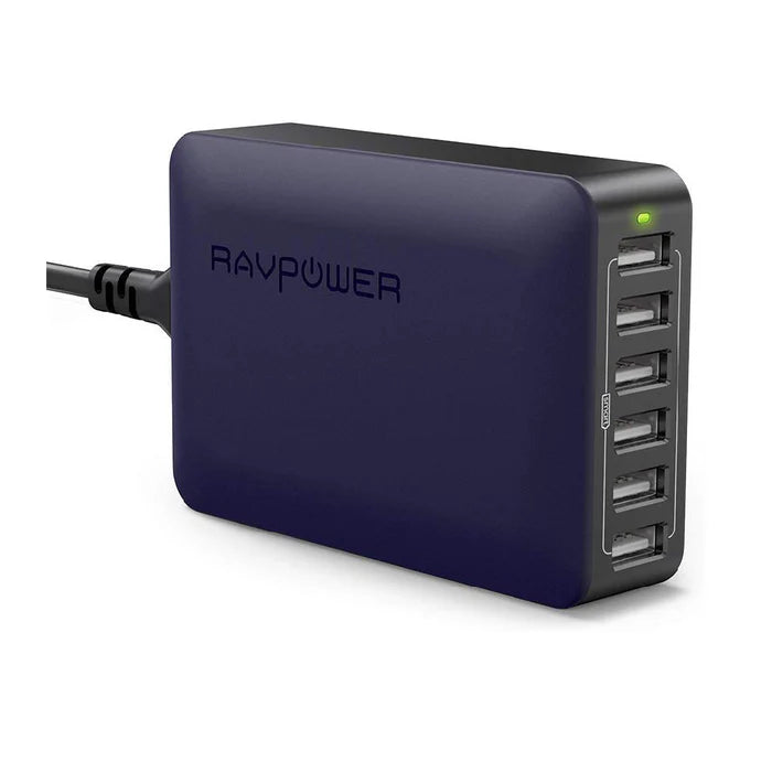 RAVPower RP-PC028 60W 12A 6-Port Desktop Charger