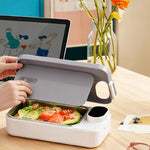 Load image into Gallery viewer, 900ML Heated Lunch Box &amp; Meal Warmer | Portable Rechargeable Food Heater | Stainless Steel Container for Kids Boys Girls
