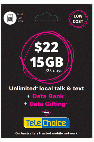Telstra Optus Vodafone Telechoice Lebara Lyca Amaysim 7/30/180/365 Days Prepaid Sim