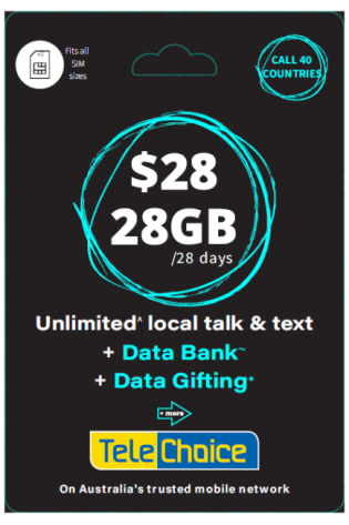 Telstra Optus Vodafone Telechoice Lebara Lyca Amaysim 7/30/180/365 Days Prepaid Sim
