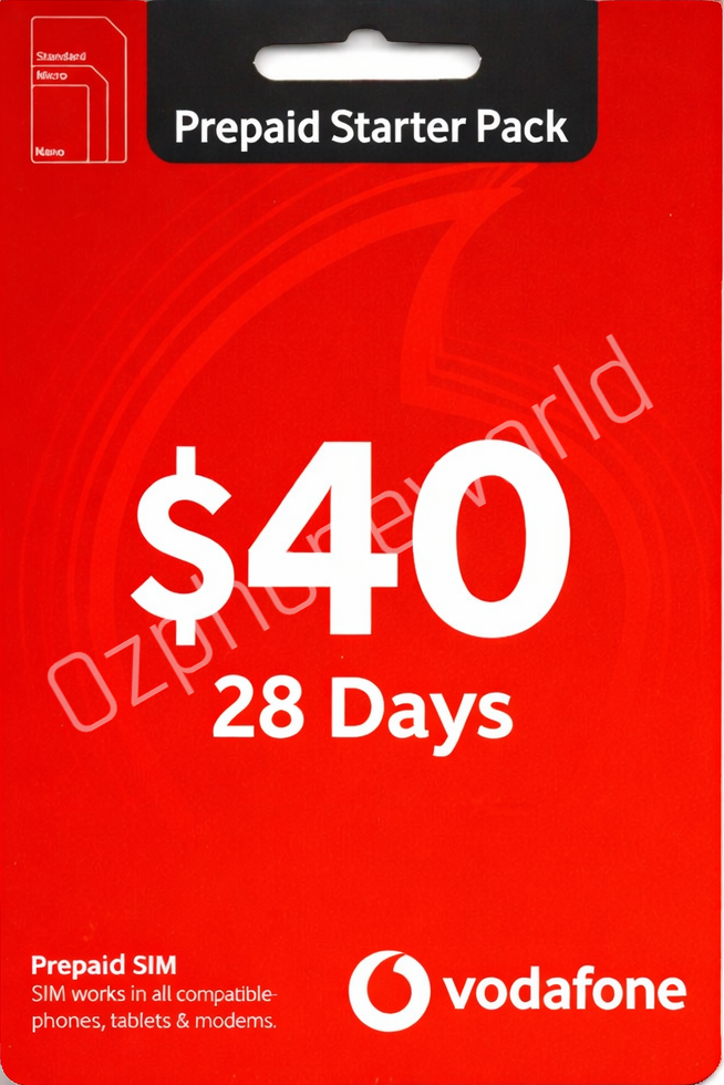 Telstra Optus Vodafone Telechoice Lebara Lyca Amaysim 7/30/180/365 Days Prepaid Sim