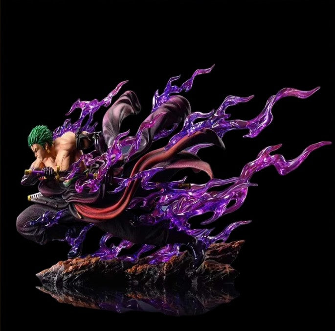 One Piece Zoro Oni Spirit Nine-Sword Style GK Statue