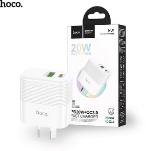 Hoco NU1 1C1A PD20W QC3.0 Power Adapter