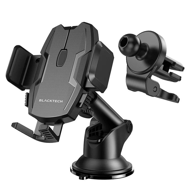 BLACKTECH BL-DCA2 2in1 Suction And Air Vent Clamp Car Holder