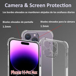 Load image into Gallery viewer, iPhone 17 Air BLACKTECH Hard Protective Clear Case
