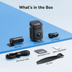 Load image into Gallery viewer, Baseus PrimeTrip VD1 Dash Cam 3K + Rear Camera 1080P Cosmic Black
