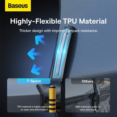 Baseus T-Space Bumper Guard Kit For Tesla Model 3/Y-Cluster Black (Pack of 6)