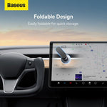 Load image into Gallery viewer, Baseus T-Space Series Folding Metal Car Mount Magnetic Phone Holder-Frost Silver
