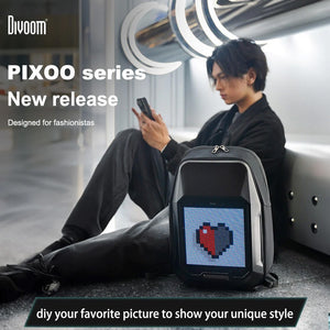 (Pre-Order) Divoom Cyberbag Pixel Art LED Backpack