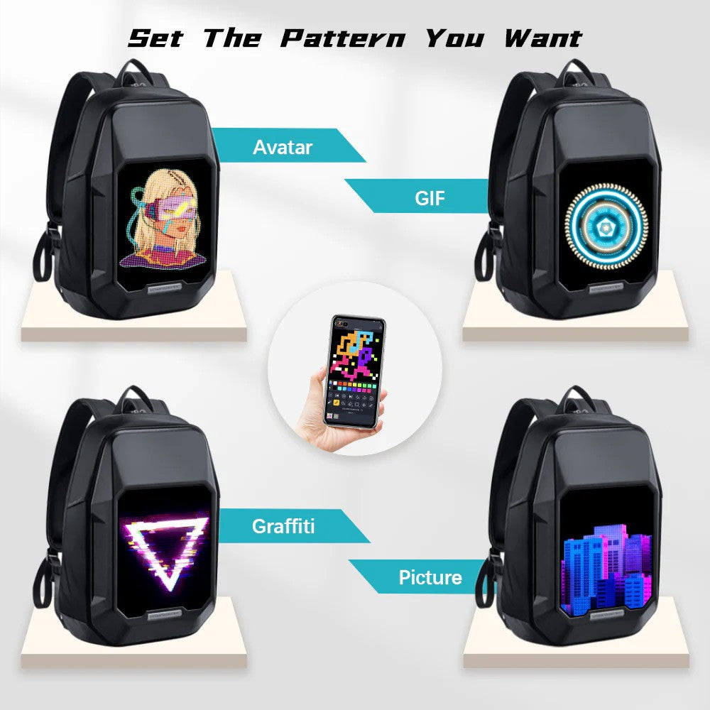 (Pre-Order) Divoom Cyberbag Pixel Art LED Backpack