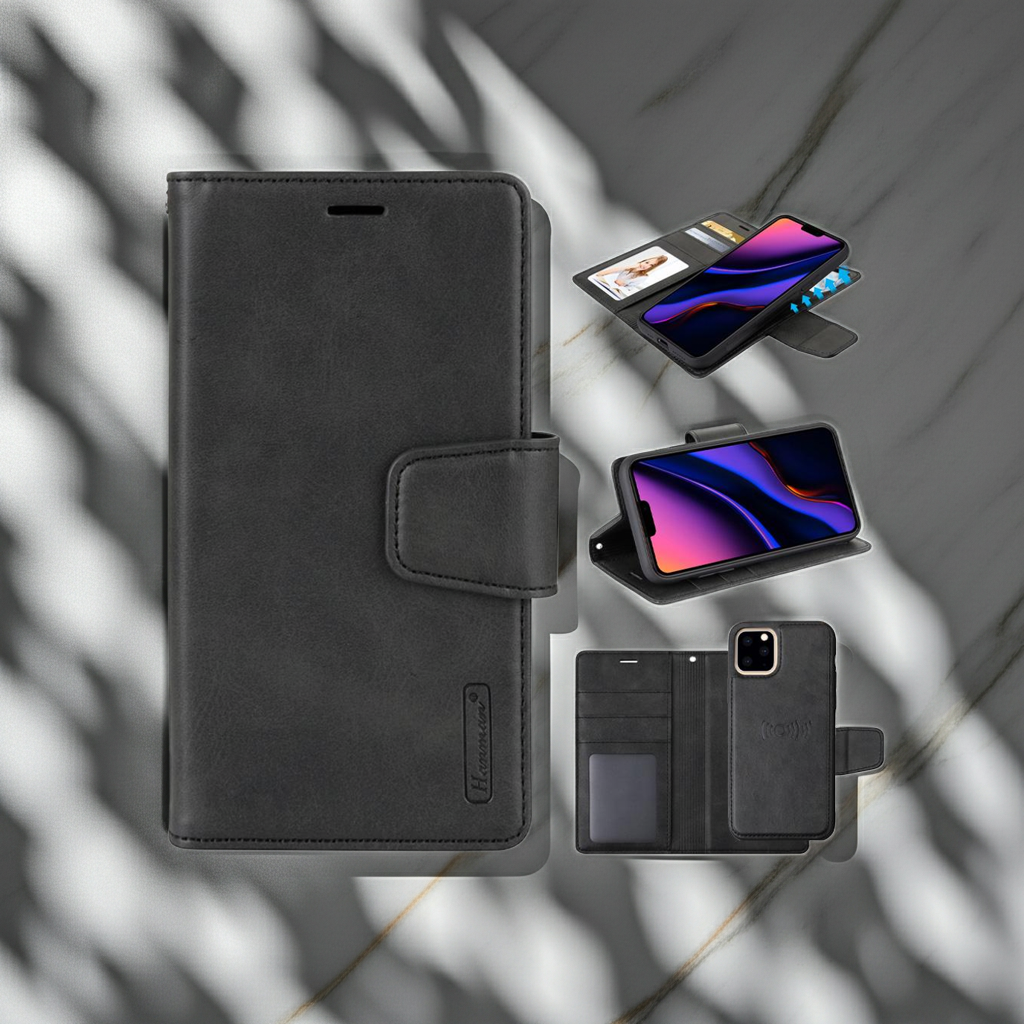 Samsung S26 Ultra Hanman Detachable Leather Magnetic Wallet Case Cover