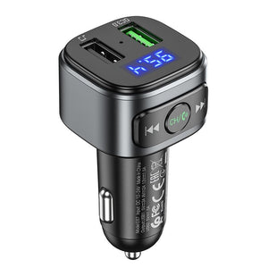 Hoco E67 QC3.0 Car Bluetooth MP3 FM Transmitter Charger