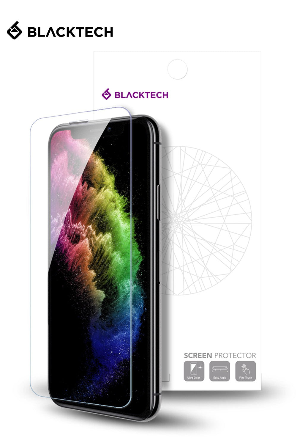 Samsung Galaxy Z Series BLACKTECH Front Tempered Glass - Clear