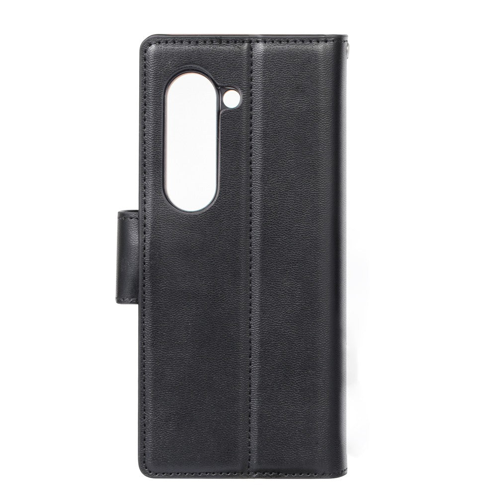 Samsung Galaxy A57 Hanman PU Leather Wallet Case – Flip Cover Card Holder Stand (Magnetic Closure)