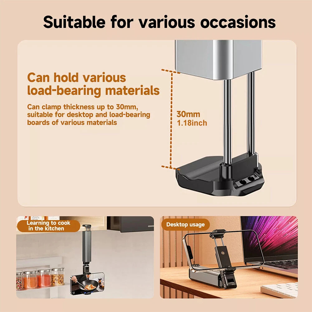 Universal Phone Holder Mount Foldable Stand Car Airplane Flight Travel Essentials