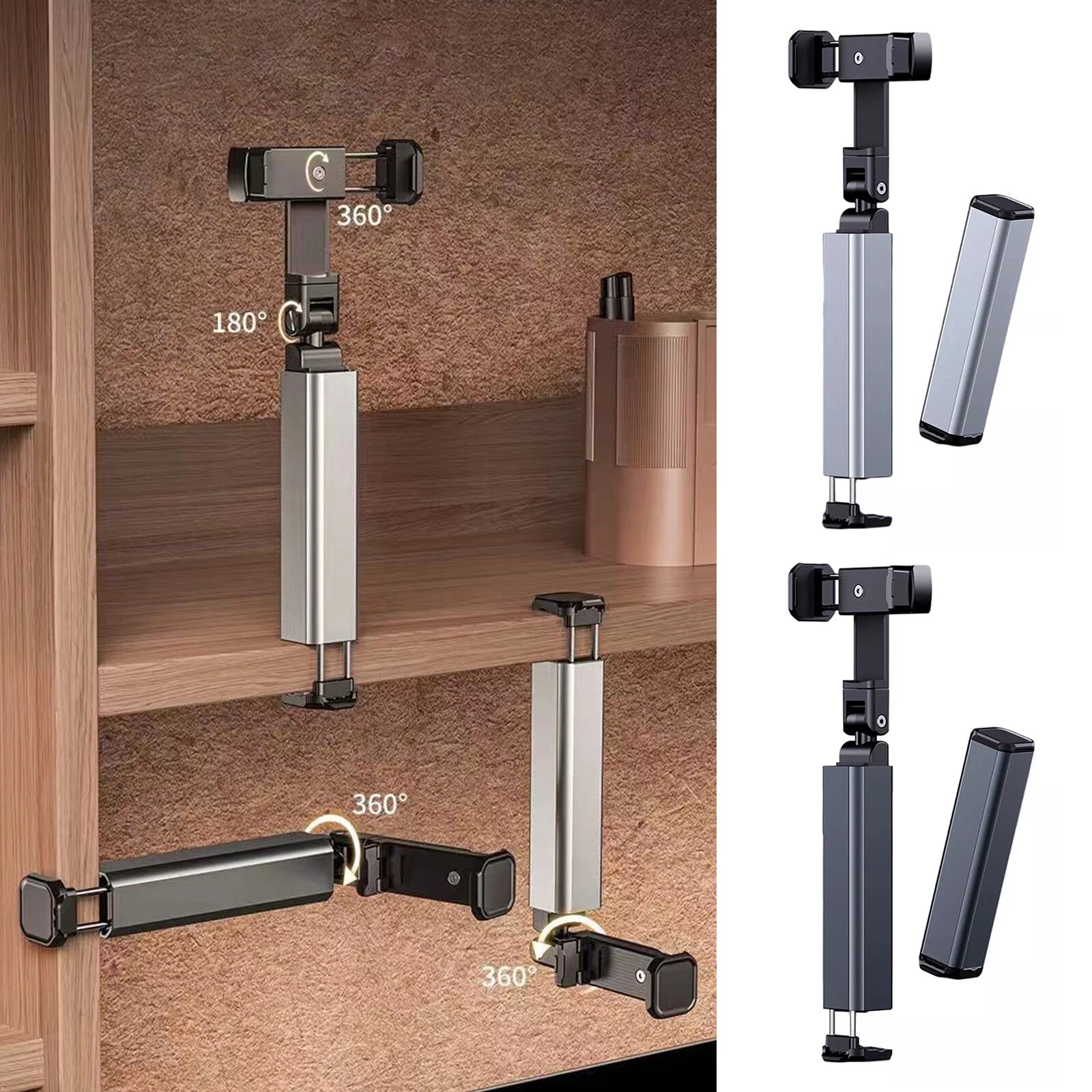 Universal Phone Holder Mount Foldable Stand Car Airplane Flight Travel Essentials