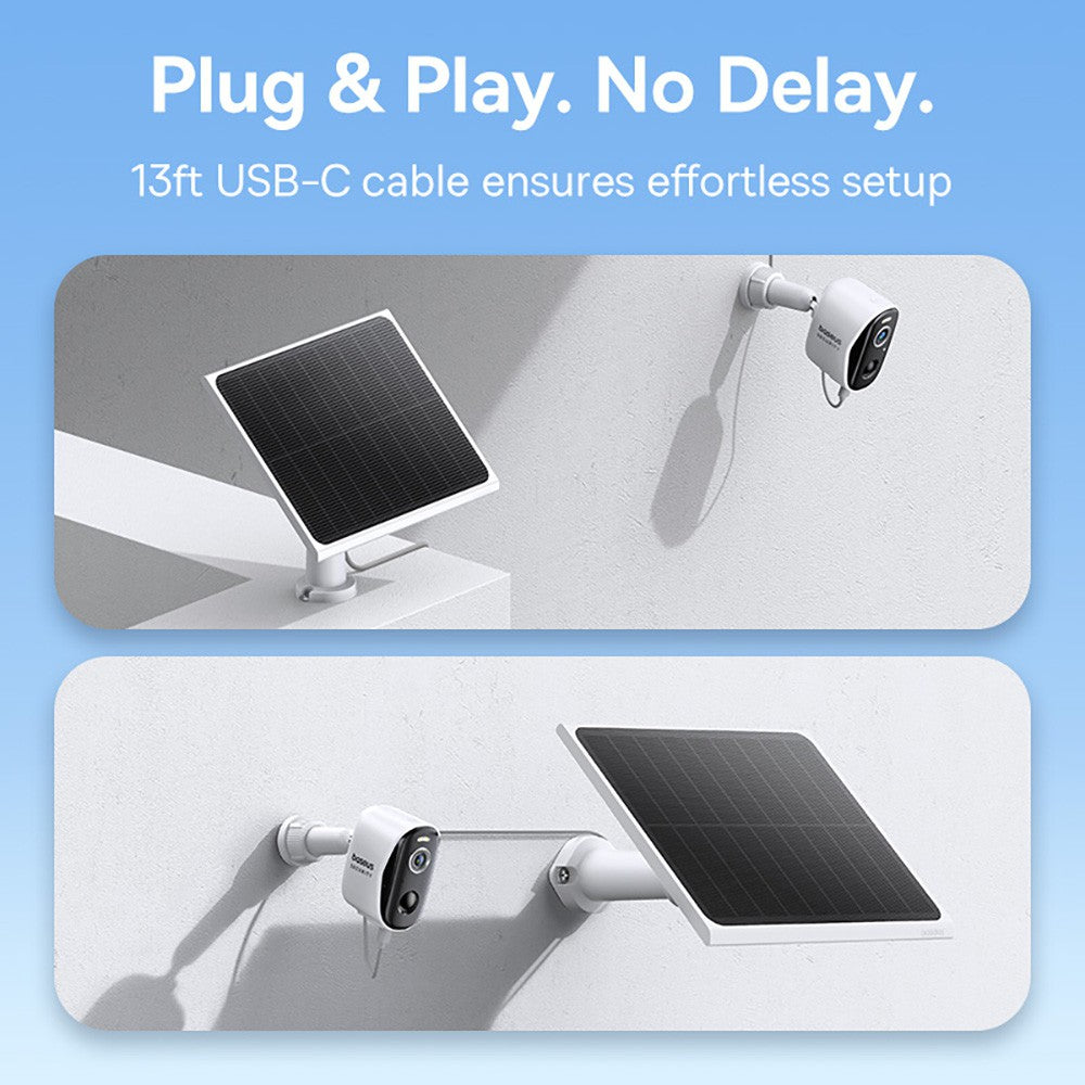 Baseus Security A1 Solar Panel White