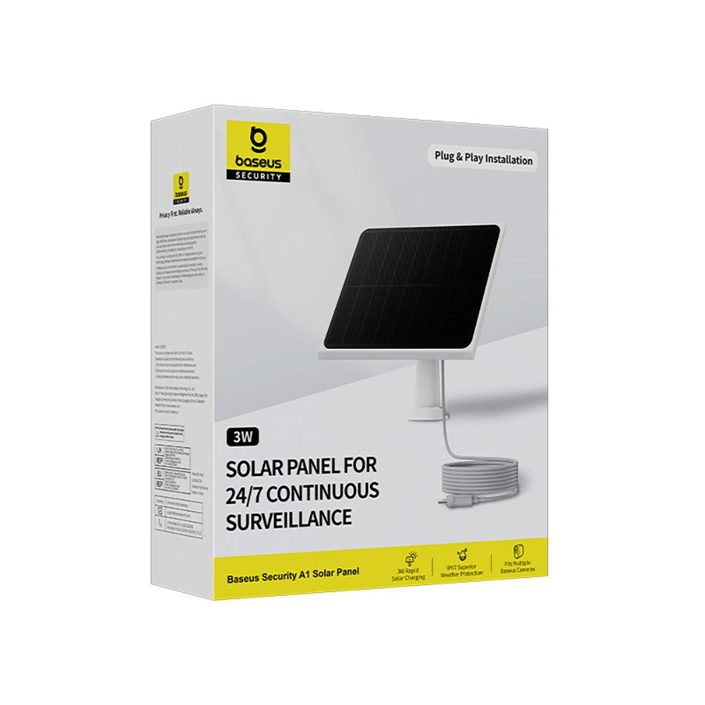 Baseus Security A1 Solar Panel White