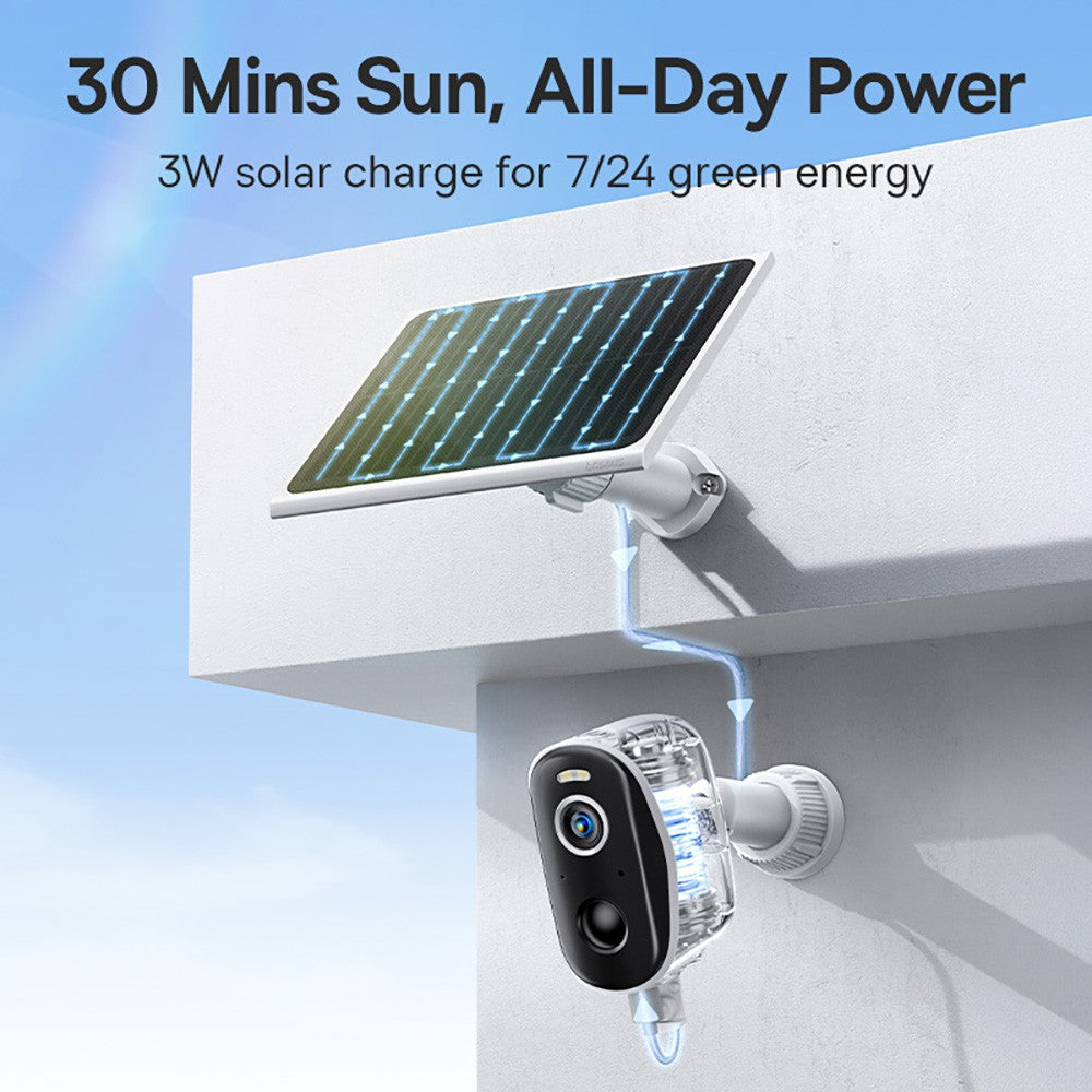 Baseus Security A1 Solar Panel White