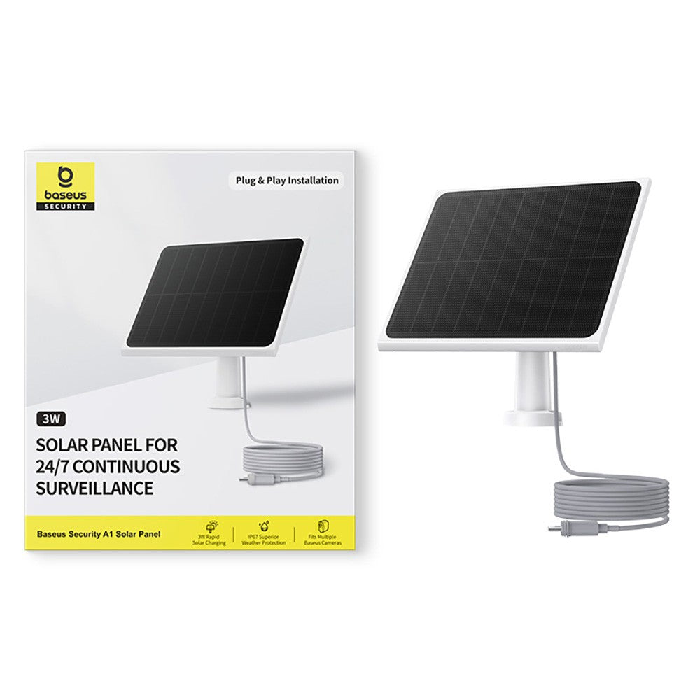 Baseus Security A1 Solar Panel White