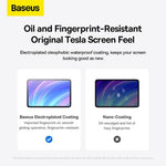 Load image into Gallery viewer, Baseus 0.3mm Full-glass Crystal Anti-fingerprint Tempered Glass Film for Tesla model 3 / Y 15-inch
