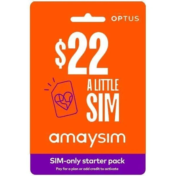 Amaysim Prepaid Sim Card Starter Pack