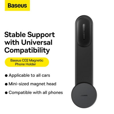 Baseus C02 Magnetic Phone Holder-Cluster Black