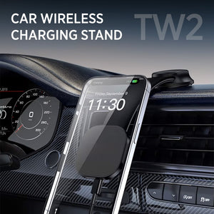 UTIA TW2 Magnetic Wireless Charger & Dashboard Phone Stand Holder