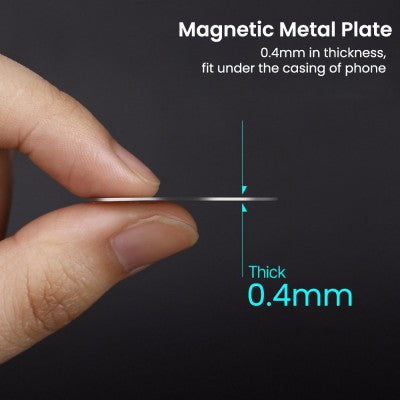 UTIA Universal Mount Metal Magnetic Plate for Phone