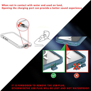 iPhone Waterproof Case Dirtproof Snowproof Dropproof Cover
