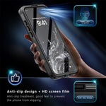 Load image into Gallery viewer, iPhone Waterproof Case Dirtproof Snowproof Dropproof Cover
