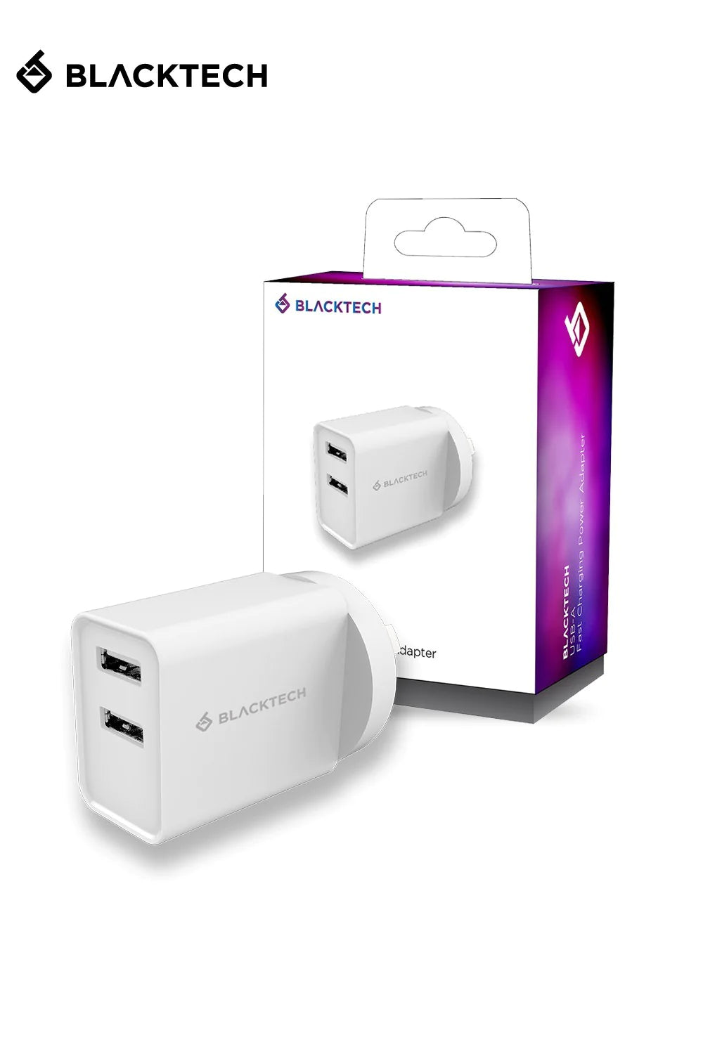 BLACKTECH USB-A 10.5W Fast Charging Charger Power Adapter - SAA APPROVED Product