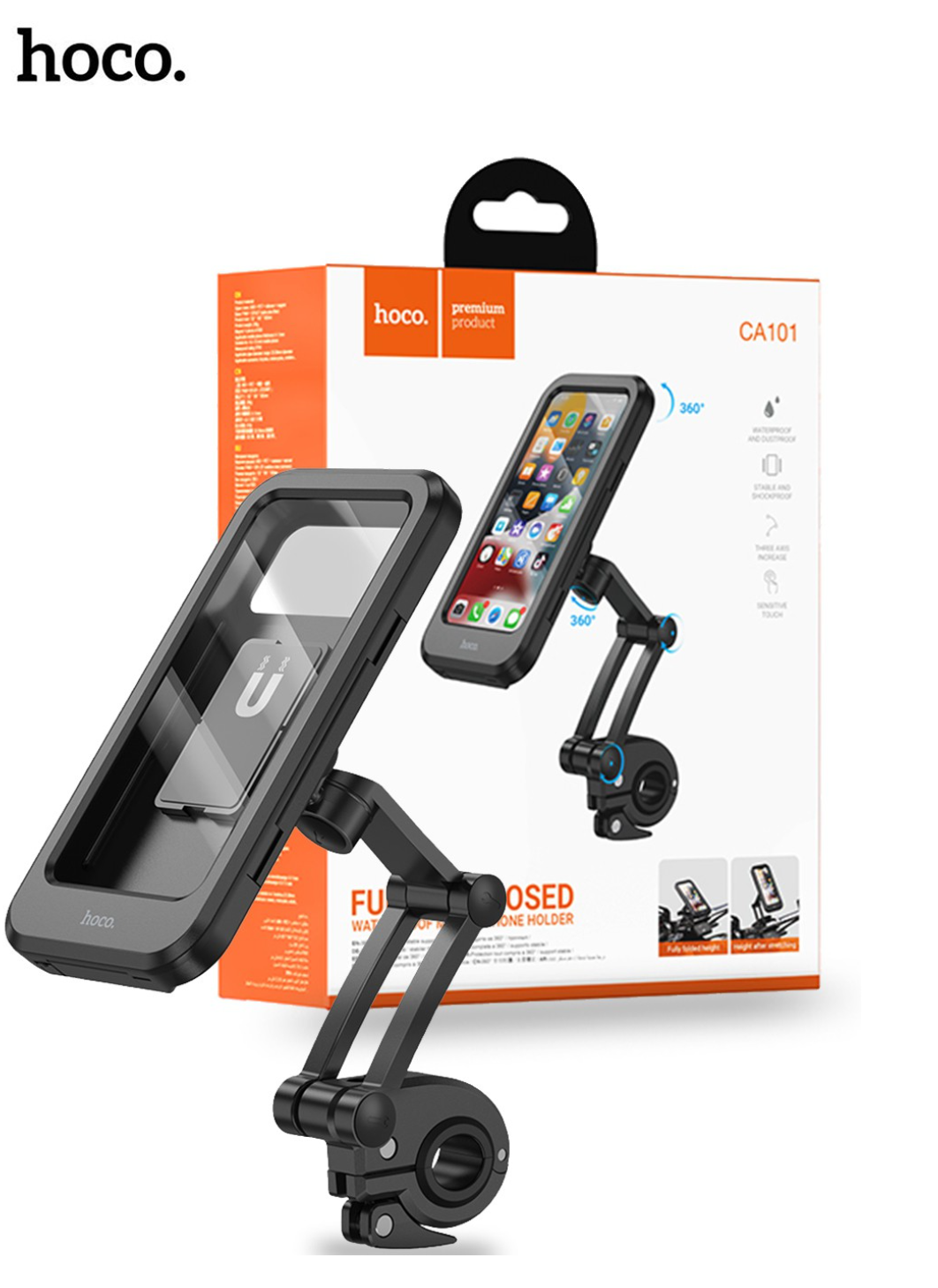 Hoco CA101 Waterproof Motorcycle Bicycle Holder