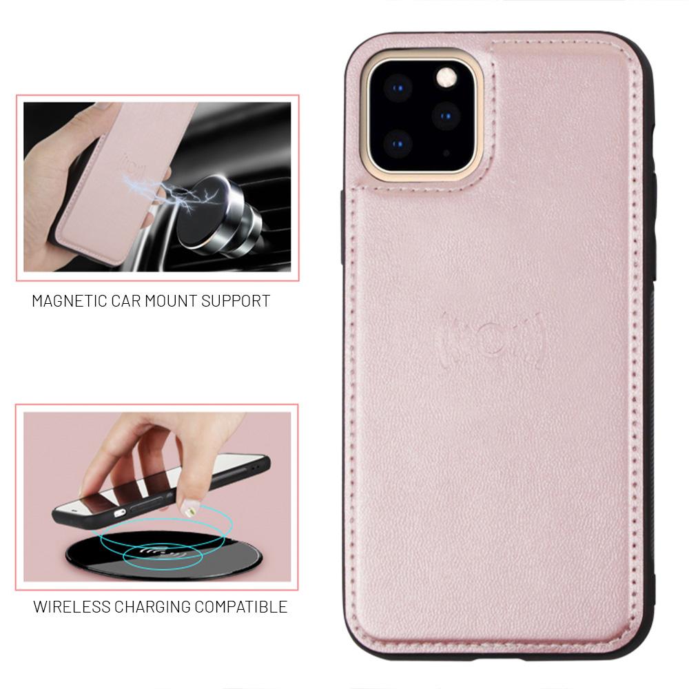 iPhone 17 Pro Hanman Detachable Leather Magnetic Wallet Case Cover