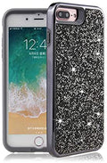 iPhone Dual Layer TPU PC Hybrid Rhinestones Glitter Bling Diamond Phone Case